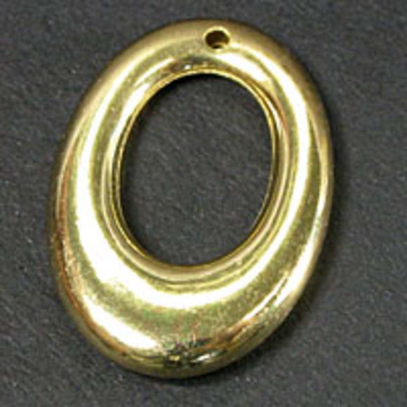 Plas 21x15 RUNOUT oval ring 1h gold 25p