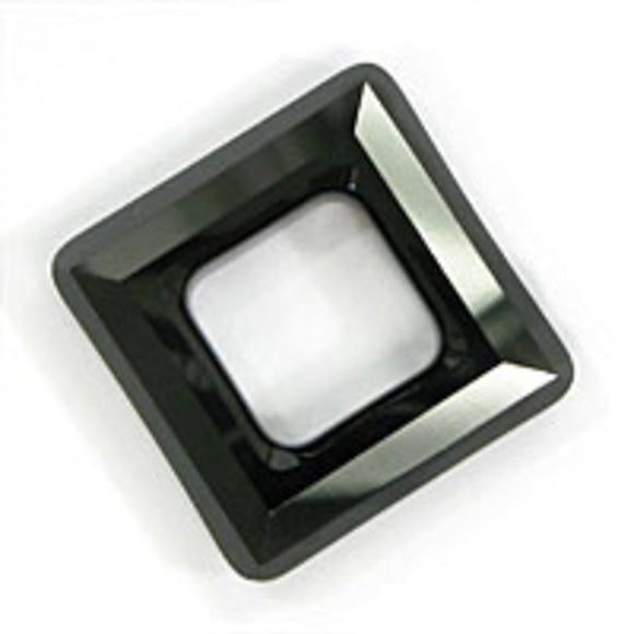 Austrian Crystals 20mm 4439 square ring jet 1pc