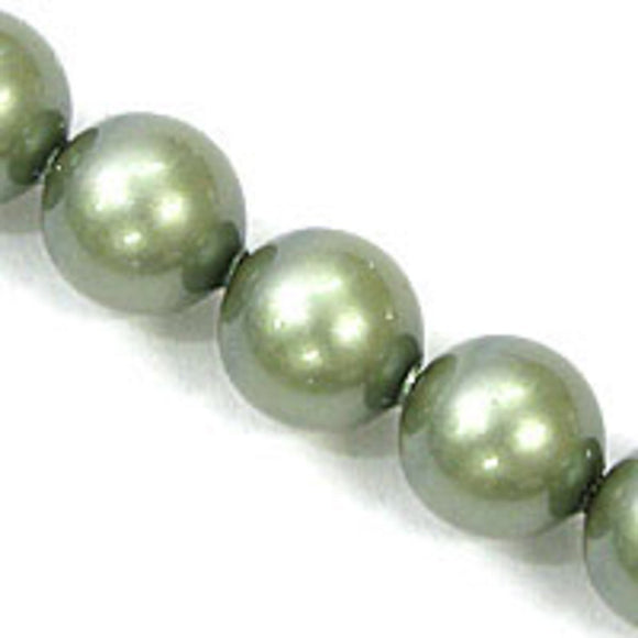 Not Available in the Prahran Store - Austrian Crystals 6mm 5810 powder green 100pcs