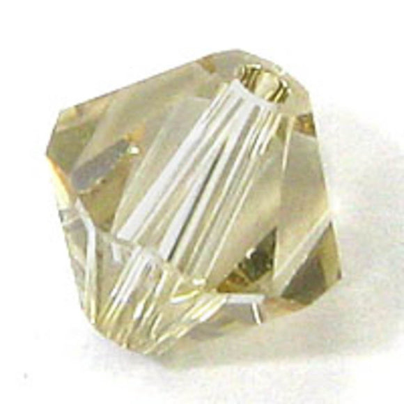 Austrian Crystals 8mm 5301 trns gold shad 10pc