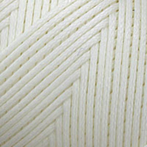 thread 1mm waxed poly ivory approx 200m