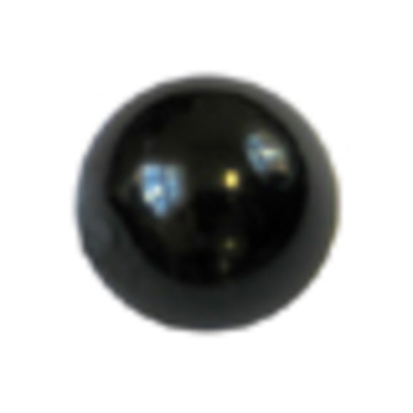 Cg 10mm rnd glass pearl black 85pcs
