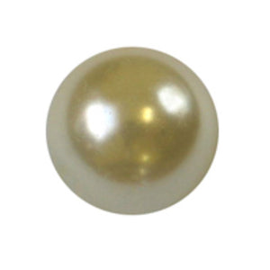 Cg 10mm rnd glass pearl cream 85pcs
