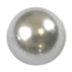 Cg 14mm rnd glass pearl white 60pcs
