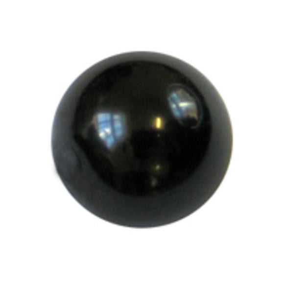 Cg 8mm rnd glass pearl black 110pcs