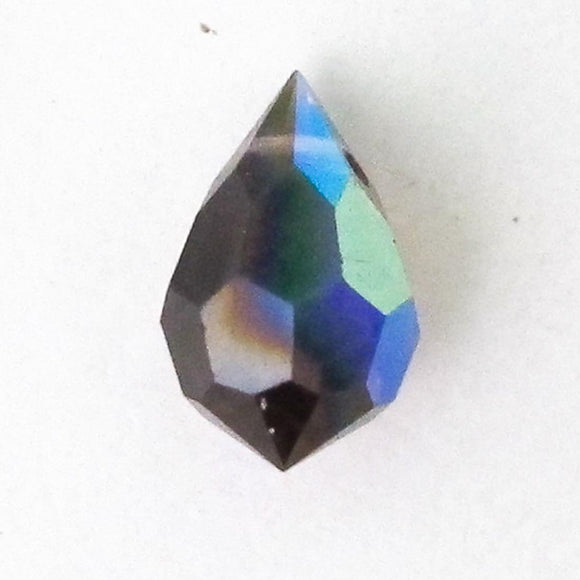 Cz 6x10mm faceted drop trns ameth AB 4p
