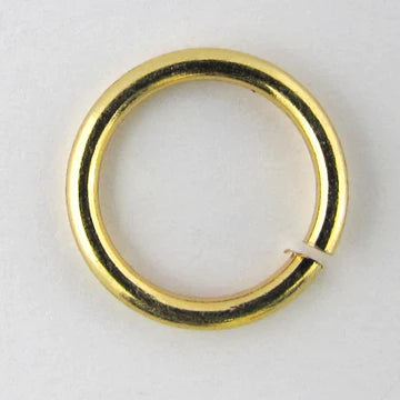 Metal 10x1.2mm jumpring gold 100pcs