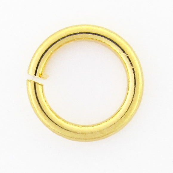 Metal 6x1mm jumpring NF GOLD 100pcs