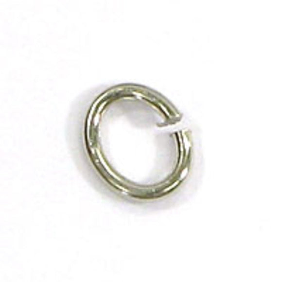 Metal 3x4x.6mm jumpr ing nickel 100pc
