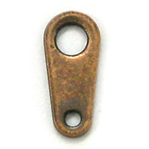 Metal 8mm tag Antique copper 100pcs