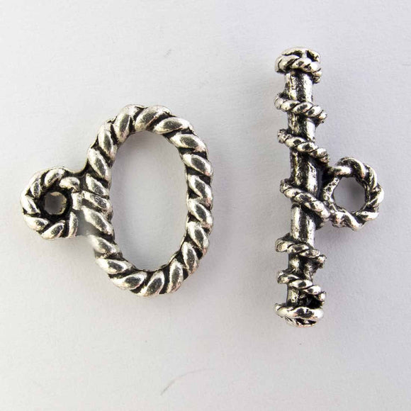 Metal 16x15mm FOB rope Ant nkl 2sets