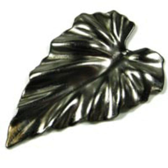 metal casting 65x40 ripple leaf black 2p
