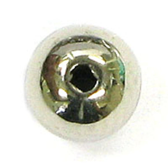 Plas 6mm rnd RUNOUT nickel 200pcs